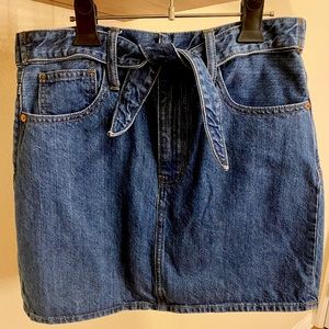 Madewell denim skirt